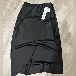 Women’s Black Silk Skirt